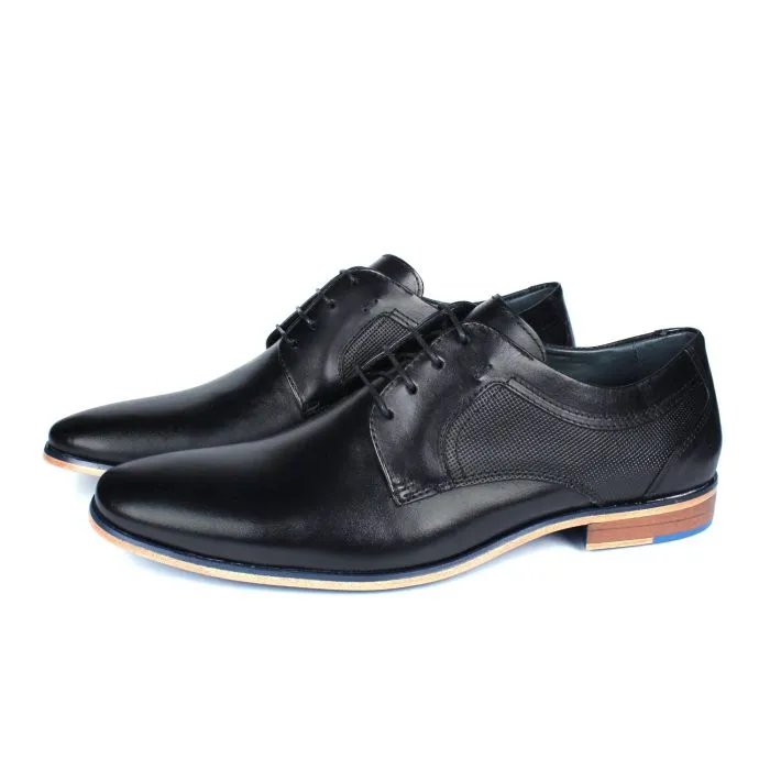 Savelli Formal Series | Casual Premium Laced Latego Diamente Black Shoes - Image 4