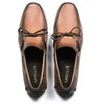 Savelli Casual Series | Comfort Laced Smooth Latego Leather Tan Moccasin - Image 2