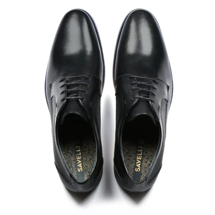 Savelli Formal Series | Casual Premium Laced Latego Diamente Black Shoes - Image 2