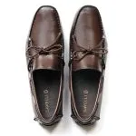 Savelli Casual Series | Comfort Laced Smooth Latego Leather Coffee Moccasin - Image 2