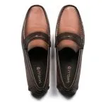 Savelli Casual Series | Comfort Strapped Latego Tan & Coffee Moccasin - Image 2