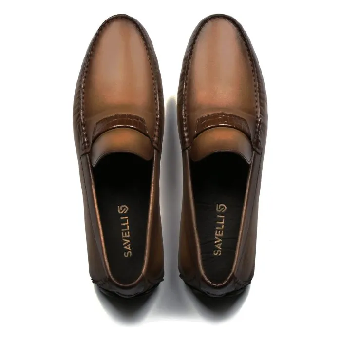 Savelli Casual Series | Mallorca Italiano Strap Latego Brown Moccasin - Image 2