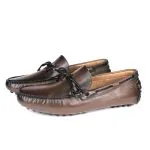 Savelli Casual Series | Taurus Laced Latego Smooth Grey Moccasin