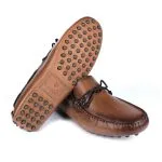 Savelli Casual Series | Taurus Laced Latego Smooth Brown Moccasin - Image 3