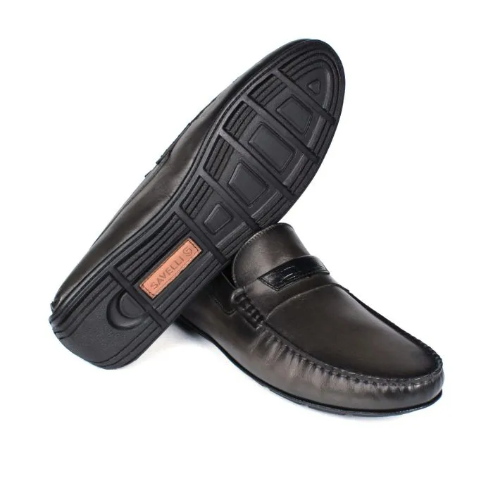 Savelli Casual Series | Mallorca Italiano Strap Latego Carbon Moccasin - Image 3