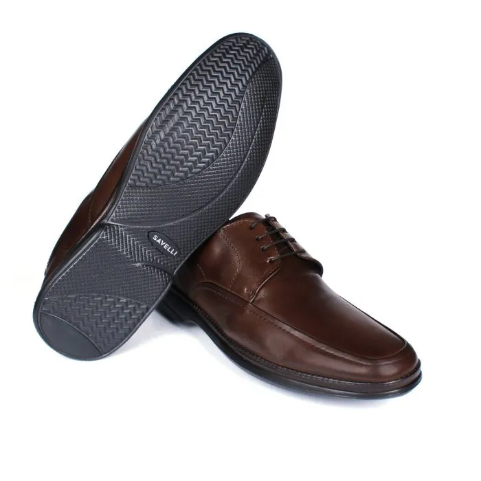 Savelli Formal Series | Massage System Laced Mestico Coffee Shoes - Image 3