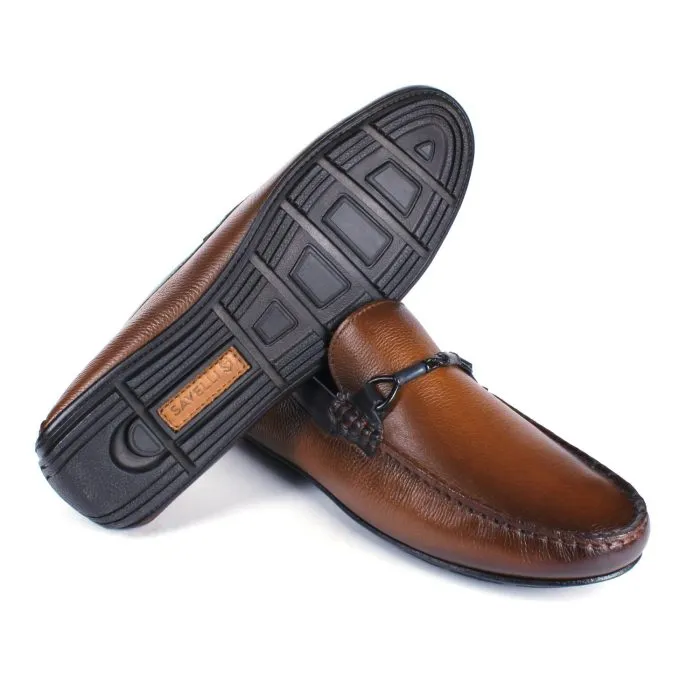 Savelli Casual Series | Mallorca Buckled Strap Latego Bronze & Elba Blue Moccasin - Image 3