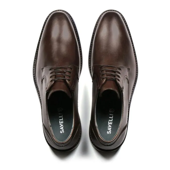 Savelli Formal Series | Vulcano Laced Latego Coffee Shoes - Image 2