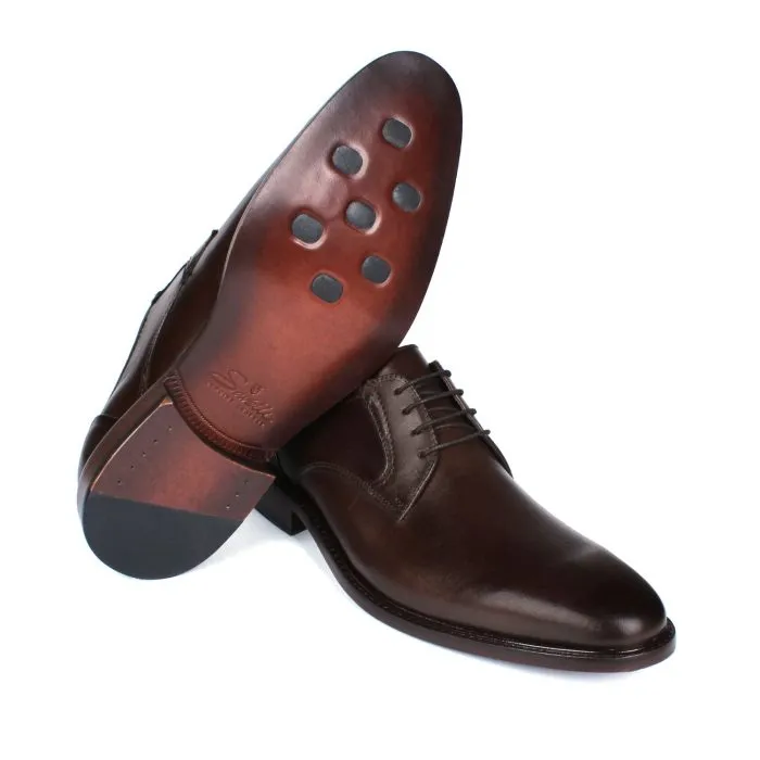 Savelli Formal Series | Vulcano Laced Latego Coffee Shoes - Image 3