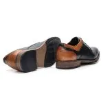 Savelli Formal Series | Vulcano Laced Dual Colour Latego Croco Italiano Elba Blue Havana Shoes - Image 3