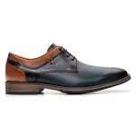 Savelli Formal Series | Vulcano Laced Dual Colour Latego Croco Italiano Elba Blue Havana Shoes - Image 4