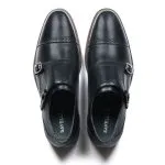 Savelli Formal Series | Vulcano Double Monk Strap Latego Black Shoes - Image 2