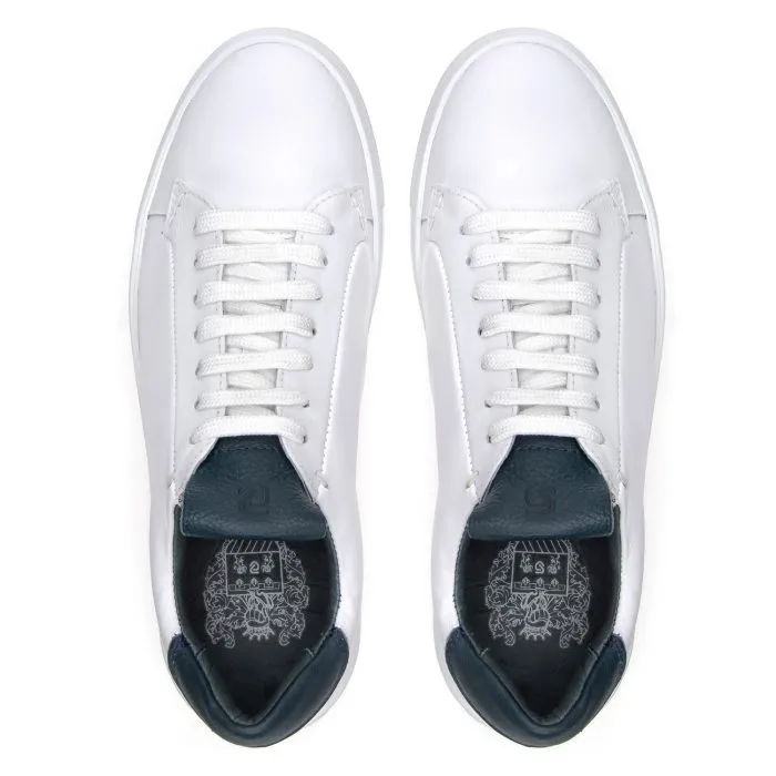 Savelli Casual Series | Florence Napa New Floater White & Elba Blue Sneakers - Image 2