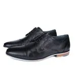 Savelli Formal Series | Casual Premium Laced Natural Leather Black Shoes