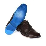 Savelli Formal Series | Casual Premium Laced Natural Leather Coffee Shoes - Image 3