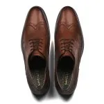 Savelli Formal Series | Casual Premium Laced Brogue Wingtip Bronze Shoes - Image 2