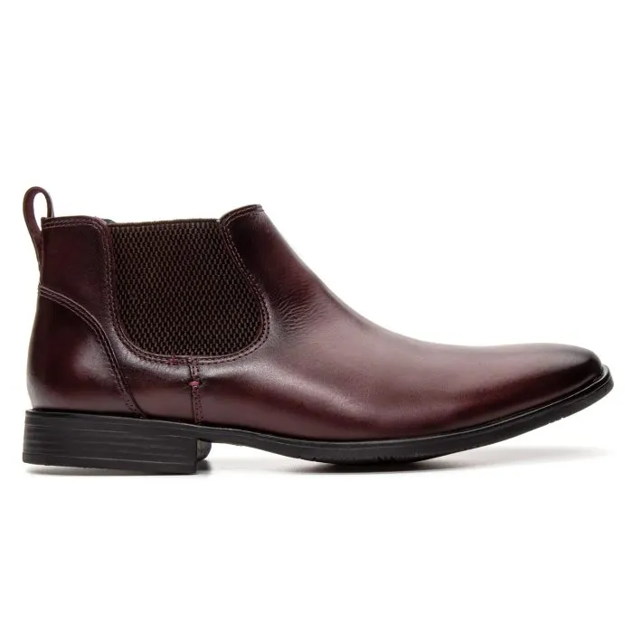 Savelli Boots Series | Casual Premium Slip-on Latego Wine High Cut Shoes - Image 4