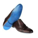 Savelli Formal Series | Casual Premium Laced Latego Quarter Brogue Coffee Shoes - Image 3
