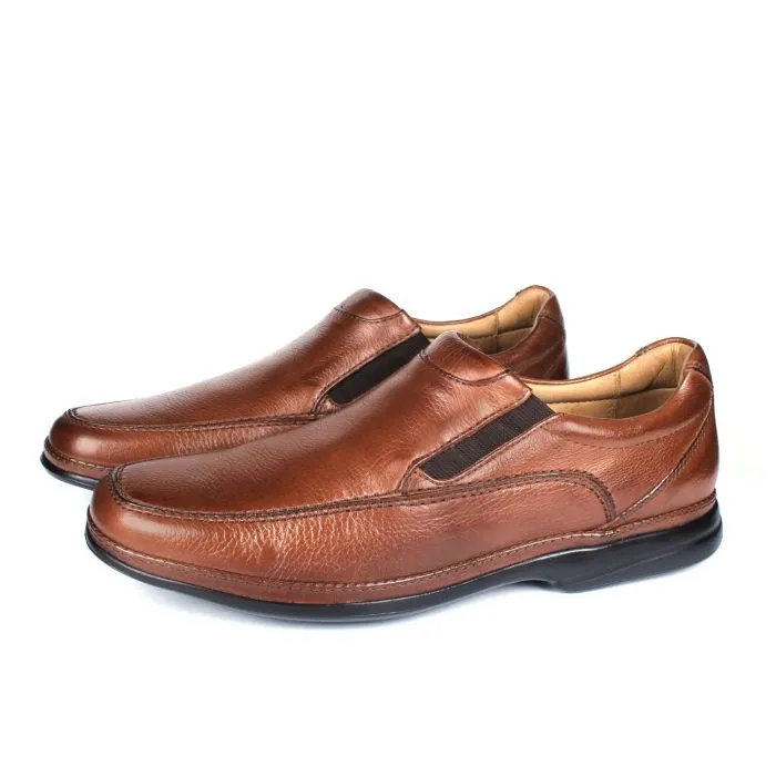 Savelli Formal Series | Massage System Slip-on New Floater Bronze Shoes - Image 4