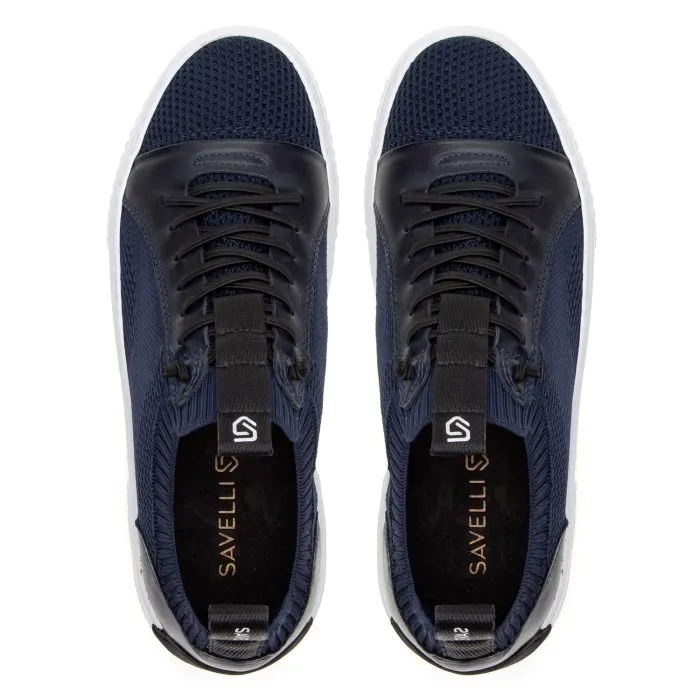 Savelli Casual Series | Floripa Knit Latego Marine Blue Sneakers - Image 2