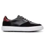 Savelli Casual Series | Floripa Latego Suede Black Burgundy Sneakers - Image 4