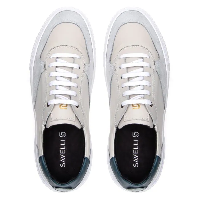 Savelli Casual Series | Floripa Latego Suede Ice Alvejada Elba Blue Sneakers - Image 2