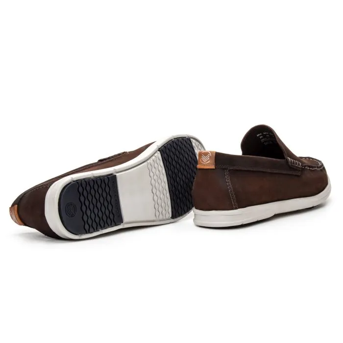 Savelli Boat Shoes | Deck Nobuck Brown - Image 3