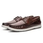Savelli Boat Shoes | Deck Latego Brown