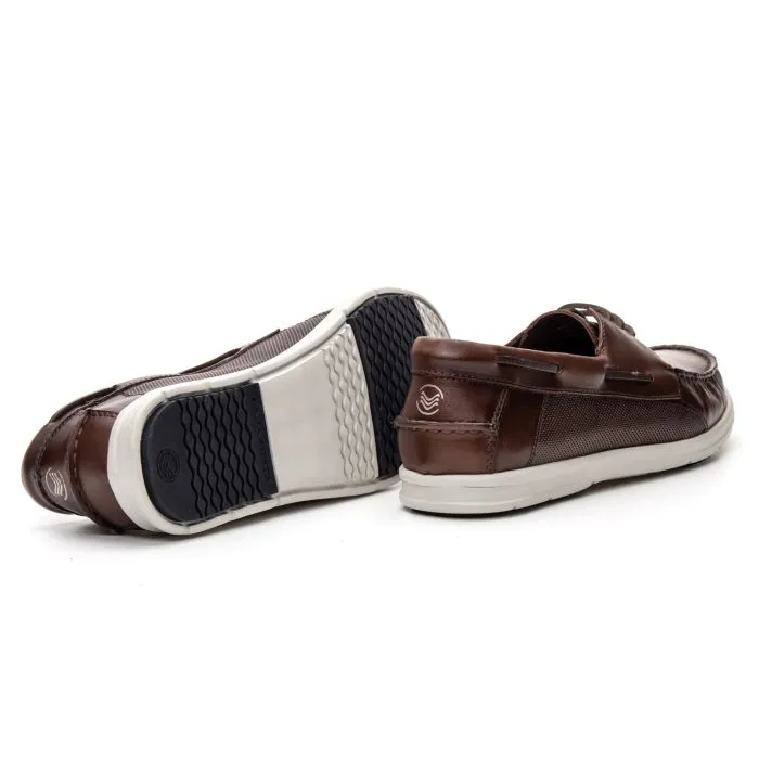 Savelli Boat Shoes | Deck Latego Brown - Image 3