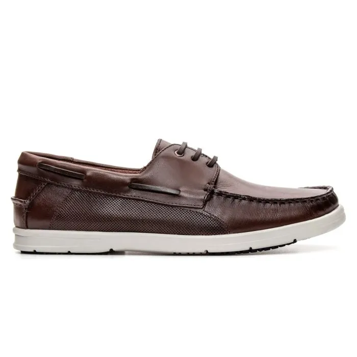 Savelli Boat Shoes | Deck Latego Brown - Image 4