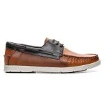 Savelli Boat Shoes | Deck Latego Havana Marine Blue - Image 4
