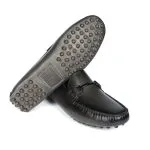 Savelli Casual Series | Taurus Buckled Latego Smooth Carbon Moccasin - Image 3