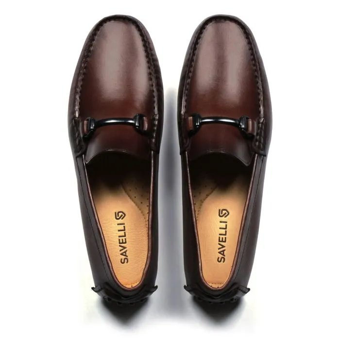 Savelli Casual Series | Taurus Buckled Latego Smooth Pinion Moccasin - Image 2