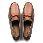 Savelli Casual Series | Taurus Buckled Latego Smooth Tan Moccasin - Image 2