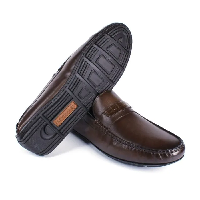 Savelli Casual Series | Mallorca Italiano Strap Latego Coffee Moccasin - Image 3