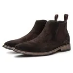 Savelli Boots Series | Vulcano Suede Brown Chelsea Boots