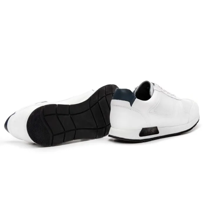 Savelli Casual Series | Sparta Napa Diamate Latego White Sneakers - Image 3