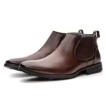 Savelli Boots Series | Casual Premium Latego Brown  Chelsea Boots