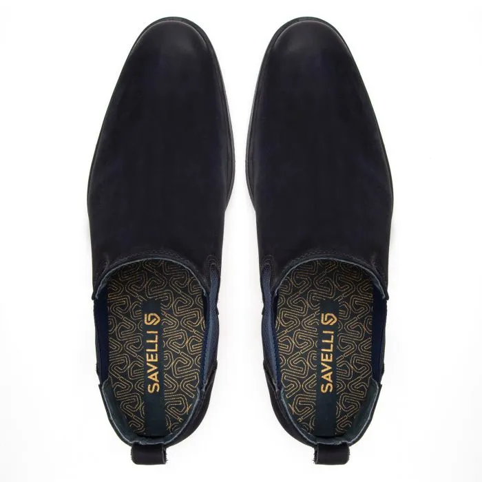 Savelli Boots Series | Casual Premium Nobuck Marine Chelsea Boots - Image 2