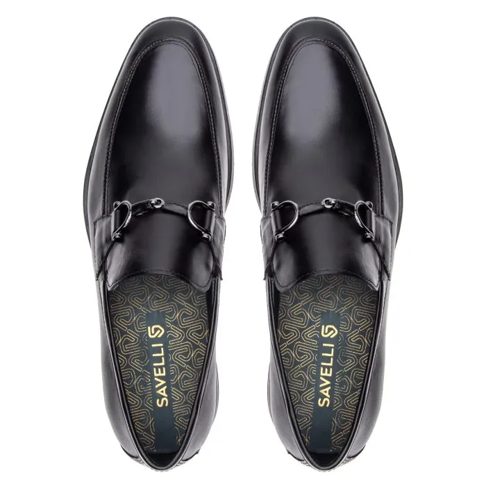 Savelli Formal Series | Casual Premium Penny Loafers Mestico Black - Image 2