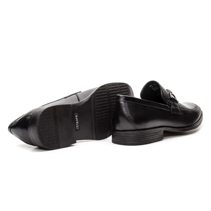 Savelli Formal Series | Casual Premium Penny Loafers Mestico Black - Image 3