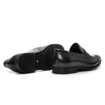 Savelli Formal Series | Dublin Latego Diamente Black Penny Loafers - Image 3