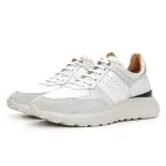 Savelli Casual Series | Berlim Napa Suede White Low Cut Trainers