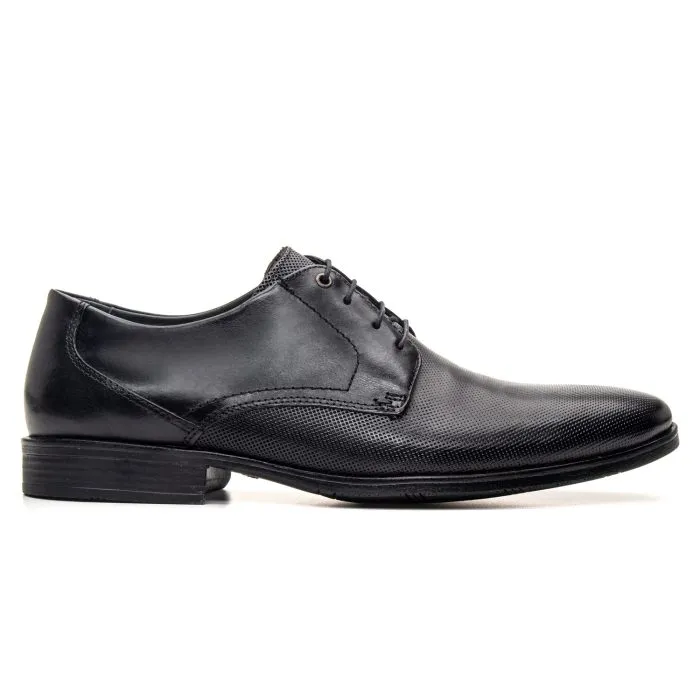 Savelli Formal Series | Casual Premium Latego Diamente Black Dotted Leather Shoes - Image 4