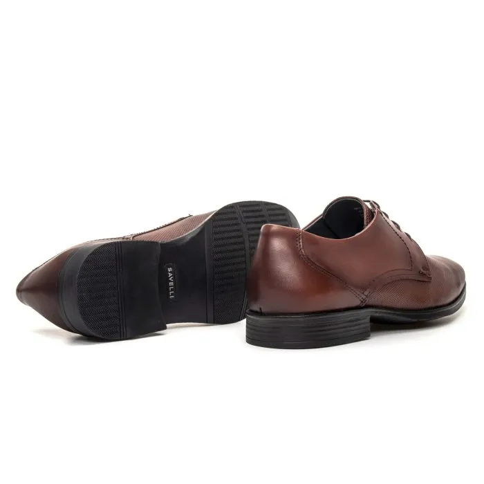Savelli Formal Series | Casual Premium Latego Diamente Pinhao Dotted Leather Shoes - Image 3