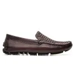 Savelli Casual Series | Comfort Latego Trisse Woven Coffee Moccassins - Image 4