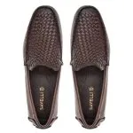 Savelli Casual Series | Comfort Latego Trisse Woven Coffee Moccassins - Image 2
