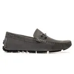 Savelli Casual Series | Comfort Suede Carbon Grey Chain Buckle Moccassins - Image 3