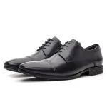 Savelli Formal Series | Dublin Mestico Black Laced Toecap Shoes