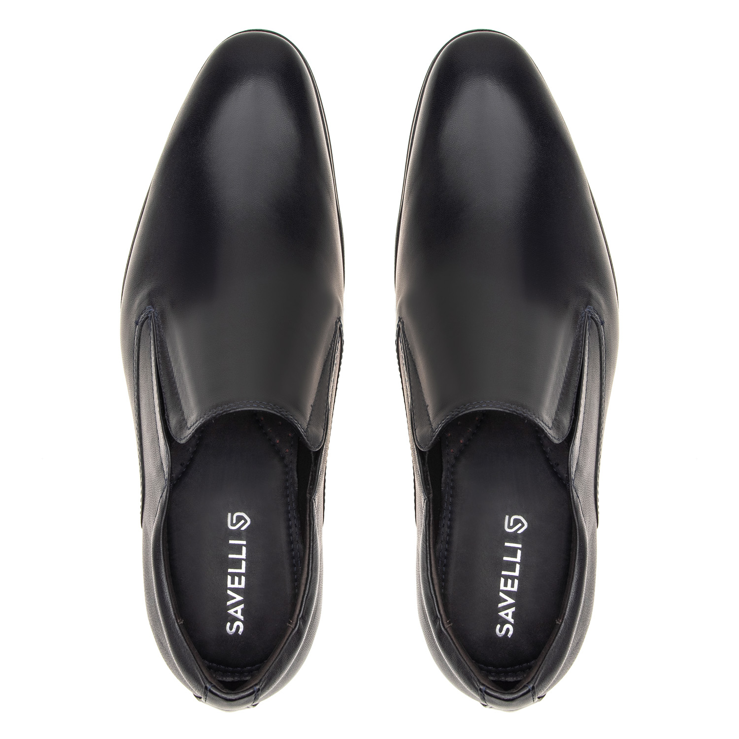 Savelli Formal Series | Dublin Mestico Black Slip On Dress Shoes